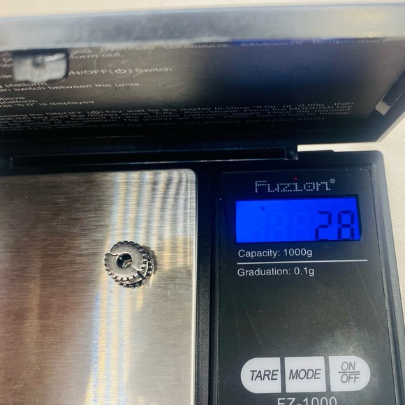 EUC Pandora 790267 Sterling Silver Beveled Clip Charm - Picture 9 of 9